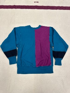 Rare! 1990&#039;s Champion Reverse Weave Color Block (L 100-105 )